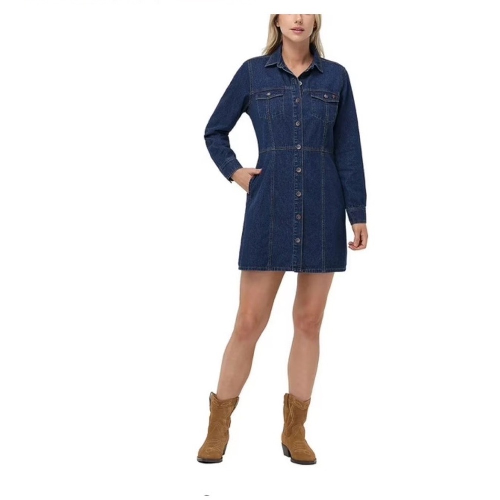 Frye Dark Indigo Denim Dress - Women